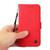 Samsung Galaxy S25 5G Skin Feel Life Tree Metal Button Leather Phone Case - Red