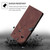 Samsung Galaxy S25 5G Skin Feel Magnetic Leather Phone Case - Dark Brown