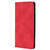 Samsung Galaxy S25 5G Skin Feel Magnetic Leather Phone Case - Red Samsung Galaxy S25 5G Skin Feel Magnetic Leather Phone Case - Red