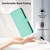 Samsung Galaxy S25 5G Skin Feel Solid Color Leather Phone Case with Lanyard - Mint Green