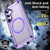 Samsung Galaxy S25 5G Skin Feel TPU + PC MagSafe Magnetic Phone Case - Transparent Purple