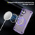 Samsung Galaxy S25 5G Skin Feel TPU + PC MagSafe Magnetic Phone Case - Transparent Purple