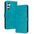 Samsung Galaxy S25 5G Solid Calf Texture Flip Leather Phone Case - Green