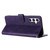Samsung Galaxy S25 5G Solid Calf Texture Flip Leather Phone Case - Purple