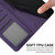 Samsung Galaxy S25 5G Solid Calf Texture Flip Leather Phone Case - Purple