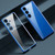 Samsung Galaxy S25 5G SULADA Electroplating TPU Transparent Phone Case - Blue