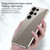 Samsung Galaxy S25 5G SULADA Electroplating TPU Transparent Phone Case - Grey