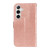 Samsung Galaxy S25 5G Swallowtail Butterfly Embossed Leather Phone Case - Rose Gold