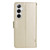 Samsung Galaxy S25 5G Tree & Cat Embossed Pattern Flip Leather Phone Case - Gold