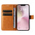 iPhone 16e 3D Butterfly Embossed Pattern Flip Leather Phone Case - Yellow