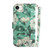 iPhone 16e 3D Colored Horizontal Flip Leather Phone Case - Watercolor Flower