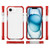 iPhone 16e Acrylic Full Coverage Shockproof Phone Case - Red