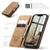 iPhone 16e CaseMe 013 Multifunctional Horizontal Flip Leather Phone Case - Brown