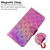 iPhone 16e Colorful Magnetic Buckle Leather Phone Case - Pink