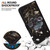 iPhone 16e Crystal Texture Colored Drawing Leather Phone Case - Black Rose