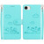 iPhone 16e Cute Cats RFID Leather Phone Case - Green