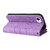 iPhone 16e Dual-color 9 Card Slots Zipper Wallet Leather Phone Case - Purple