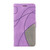iPhone 16e Dual-color Splicing Flip Leather Phone Case - Purple