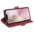 iPhone 16e Dual-side Magnetic Buckle Horizontal Flip Leather Phone Case - Red