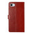 iPhone 16e HT01 Y-shaped Pattern Flip Leather Phone Case - Brown iPhone 16e HT01 Y-shaped Pattern Flip Leather Phone Case - Brown