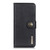 iPhone 16e KHAZNEH Cowhide Texture Horizontal Flip Leather Phone Case - Black