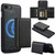iPhone 16e LC.IMEEKE L5 Series Detachable RFID Card Bag Magsafe Phone Case - Black