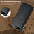 iPhone 16e LC.IMEEKE L5 Series Detachable RFID Card Bag Magsafe Phone Case - Black