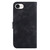 iPhone 16e Lily Embossed Leather Phone Case - Black