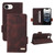 iPhone 16e Magnetic Clasp Leather Phone Case - Brown iPhone 16e Magnetic Clasp Leather Phone Case - Brown