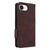 iPhone 16e Magnetic Clasp Leather Phone Case - Brown iPhone 16e Magnetic Clasp Leather Phone Case - Brown