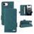 iPhone 16e Magnetic Clasp Leather Phone Case - Green