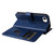 iPhone 16e Multi-Function Wallet 10 Card Slots Leather Phone Case - Dark Blue