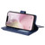 iPhone 16e Multi-Function Wallet 10 Card Slots Leather Phone Case - Dark Blue