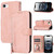 iPhone 16e Oil Skin Zipper Wallet Leather Phone Case - Pink