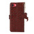 iPhone 16e Ostrich Pattern Genuine Leather RFID Phone Case - Coffee