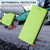 iPhone 16e RC01 Dual-Folded Magnetic Suction RFID Leather Phone Case - Grass Green