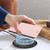 iPhone 16e RC01 Dual-Folded Magnetic Suction RFID Leather Phone Case - Pink