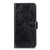 iPhone 16e Retro Crazy Horse Texture Horizontal Flip Leather Phone Case - Black