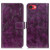 iPhone 16e Retro Crazy Horse Texture Horizontal Flip Leather Phone Case - Purple