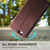 iPhone 16e Retro Splicing Horizontal Flip Leather Phone Case - Brown