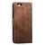 iPhone 16e Retro Splicing Horizontal Flip Leather Phone Case - Grey