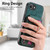 iPhone 16e Retro Splitable Magnetic Stand Card Bag Leather Phone Case - Green