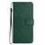 iPhone 16e Rhombic Grid Texture Leather Phone Case - Green