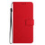 iPhone 16e Rhombic Grid Texture Leather Phone Case - Red