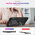 iPhone 16e Shockproof TPU Hybrid PC Phone Case with Holder - Black