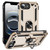 iPhone 16e Shockproof TPU Hybrid PC Phone Case with Holder - Gold