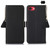 iPhone 16e Side-Magnetic TJ Genuine Leather RFID Phone Case - Black