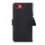 iPhone 16e Side-Magnetic TJ Genuine Leather RFID Phone Case - Black