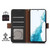 iPhone 16e Side-Magnetic TJ Genuine Leather RFID Phone Case - Black