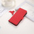 iPhone 16e Side-Magnetic TJ Genuine Leather RFID Phone Case - Red iPhone 16e Side-Magnetic TJ Genuine Leather RFID Phone Case - Red